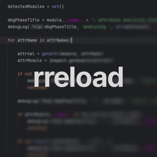 rreload: Recursive Python Module Reloader